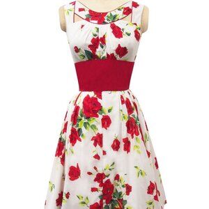 Trashy Diva red roses orlando dress